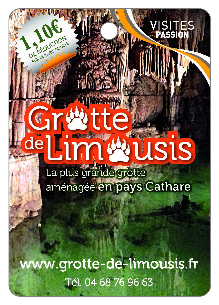 GROTTE DE LIMOUSIS - La plus grande grotte aménagée en pays Cathare