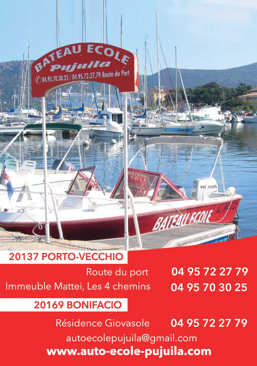 BATEAU ECOLE PUJUILA