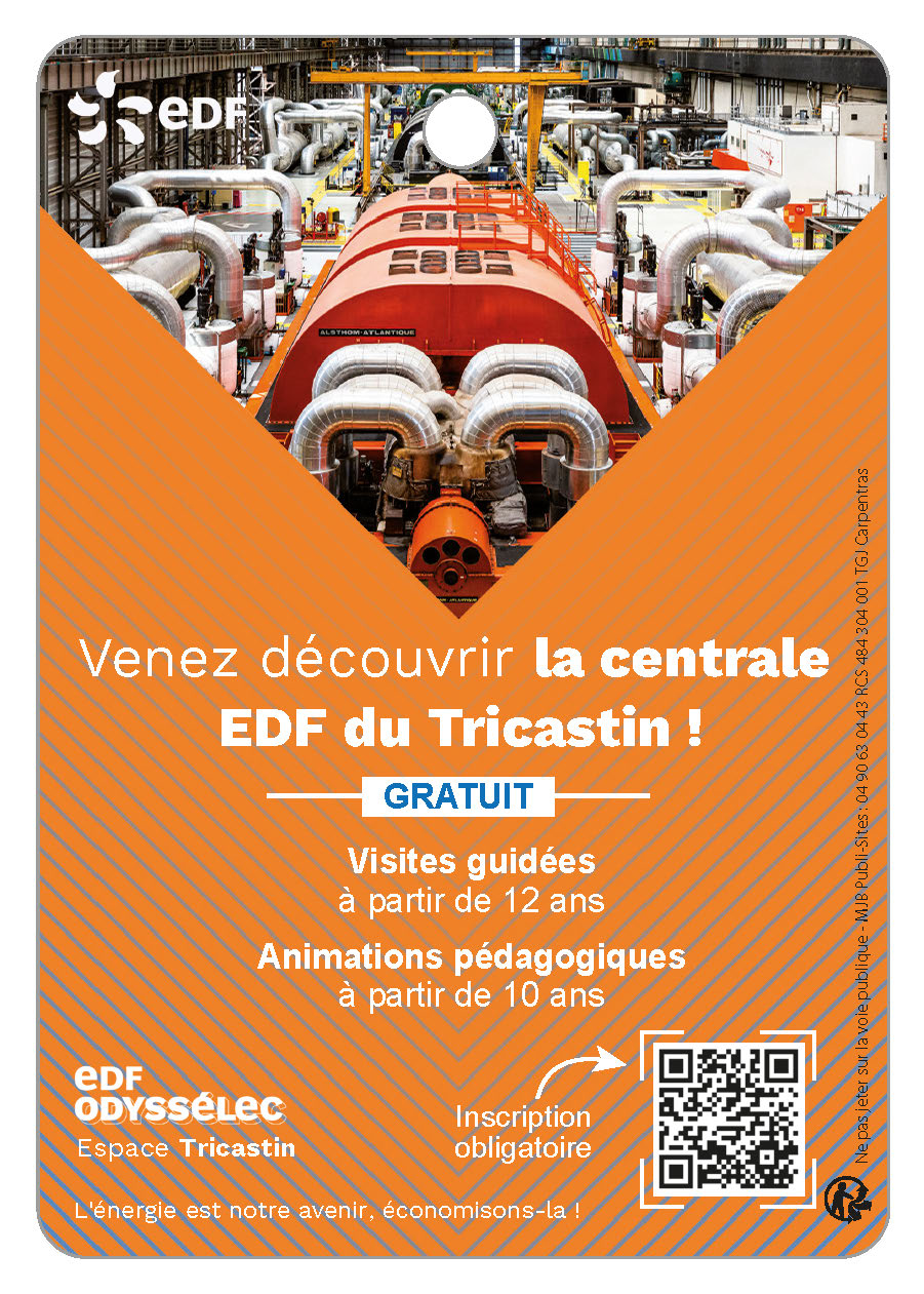 AU COEUR DE LA CENTRALE - EDF ODYSSÉLEC - Espace Tricastin -