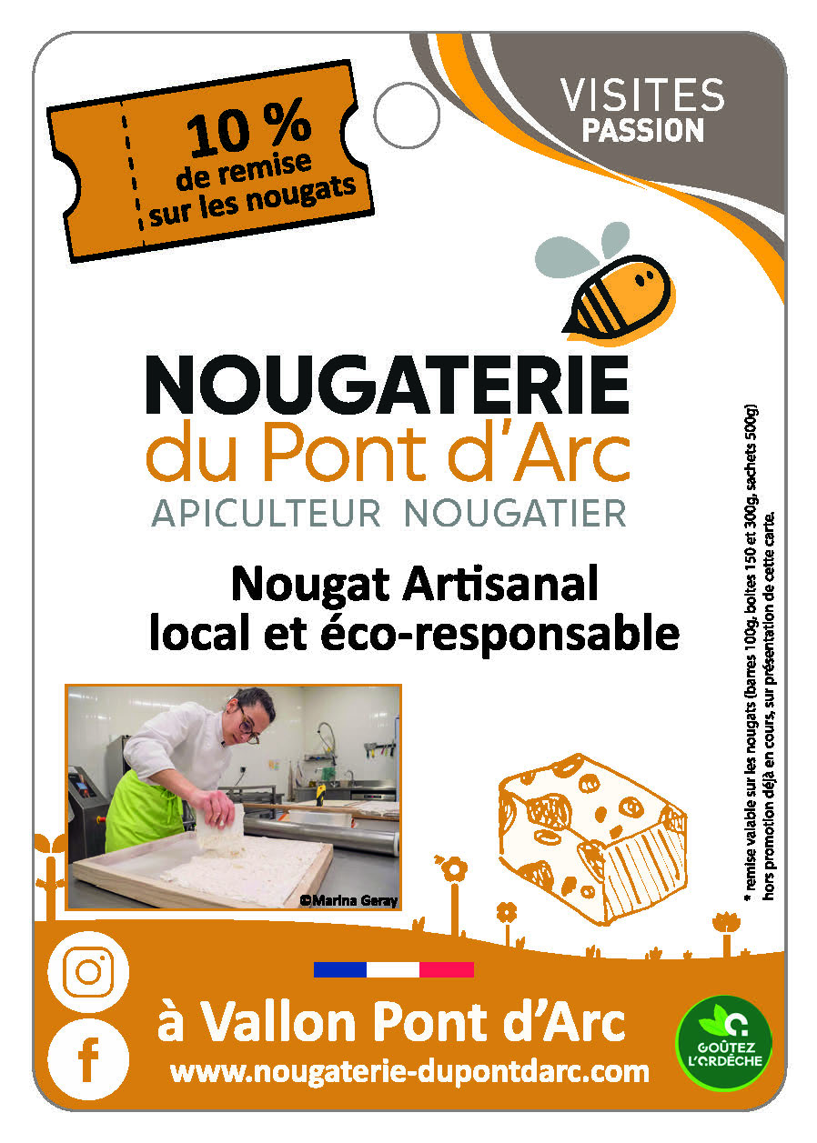 NOUGATERIE DU PONT D'ARC - Apiculteur Nougatier - Nougat artisanal, local et éco-responsable