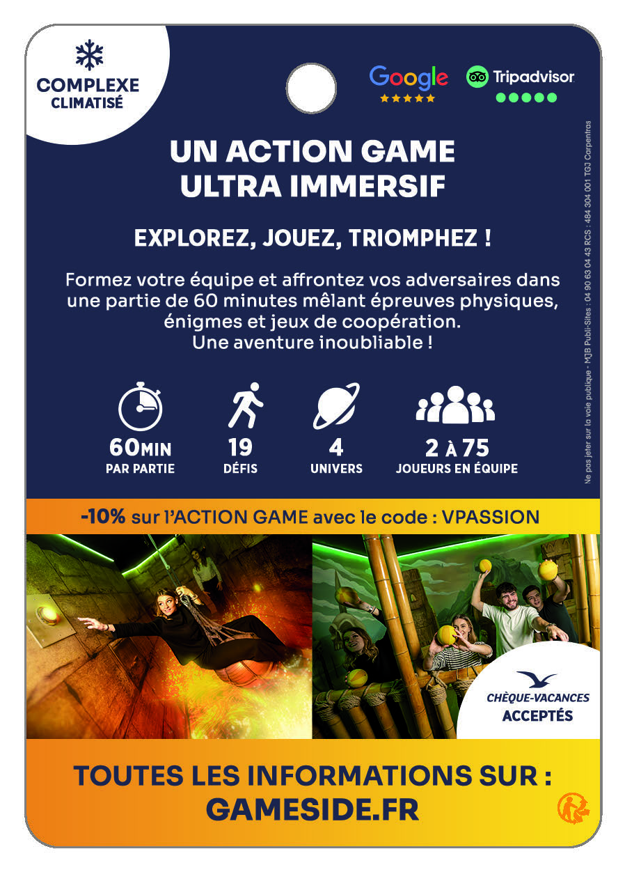 GAMESIDE - Action Game 19 défis en équipe, 4 Univers !