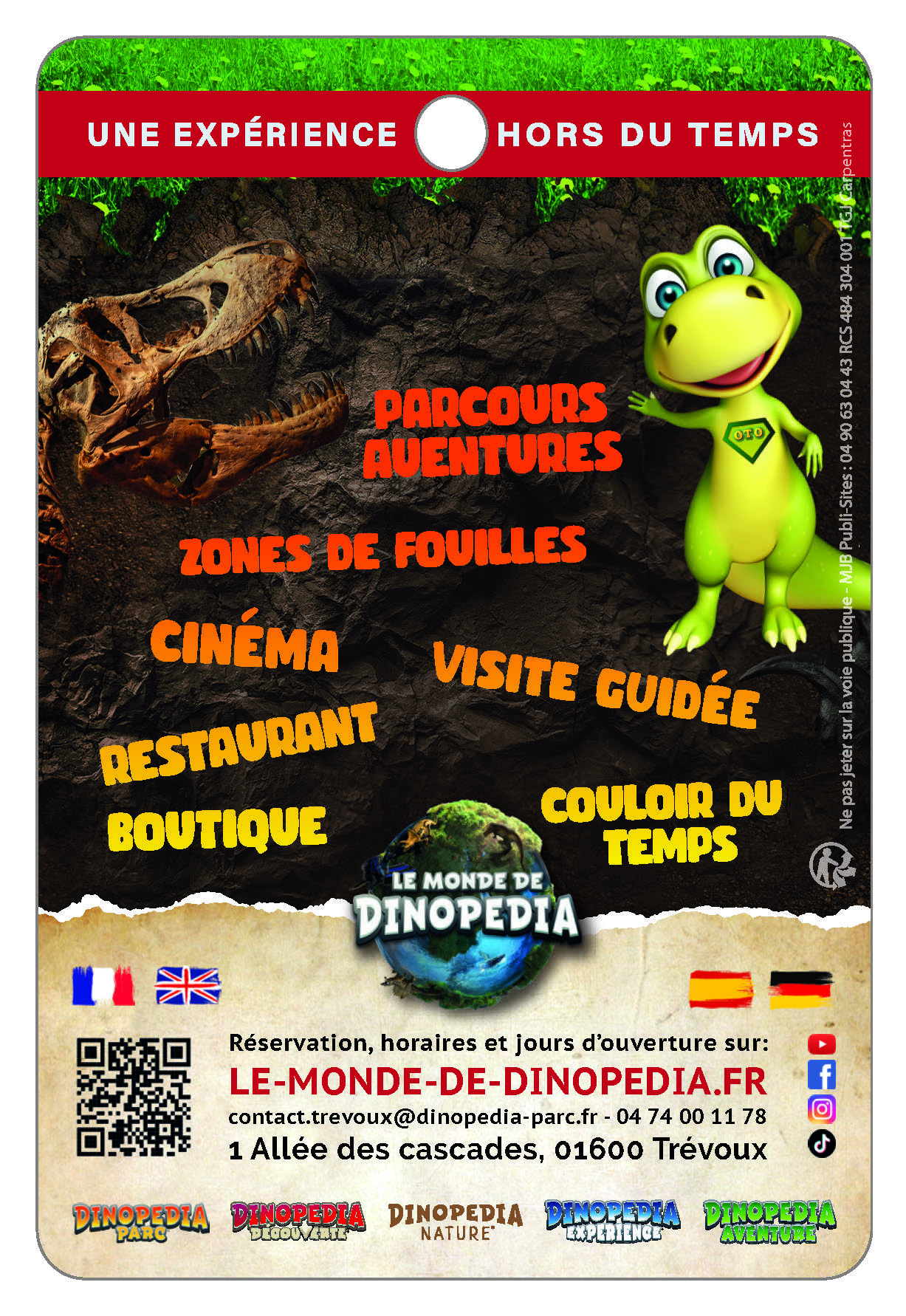 DINOPEDIA PARC - le plus aquatique des parcs à Dinosaures animés de France