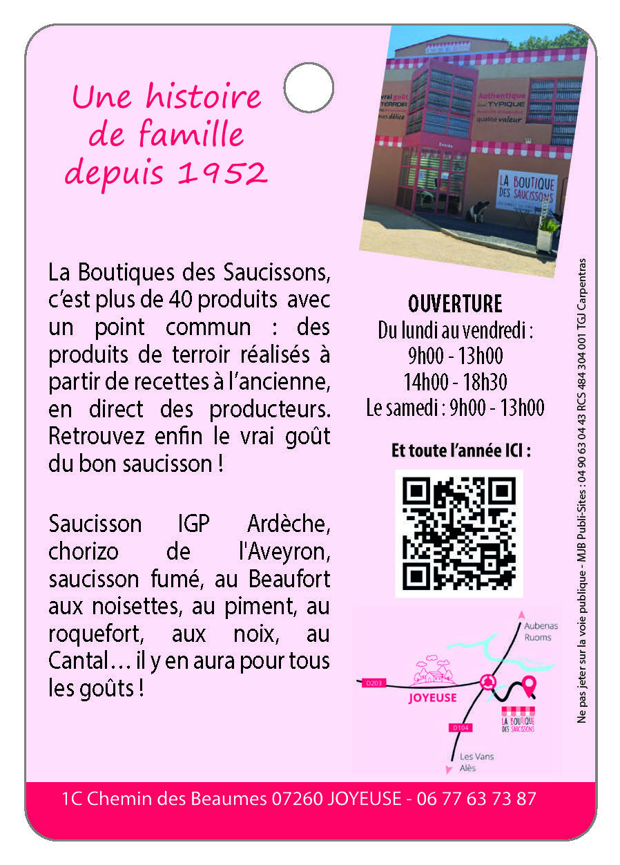 LA BOUTIQUE DES SAUCISSONS