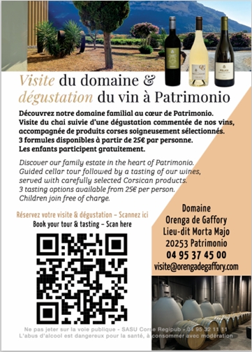 DOMAINE ORENGA DE GAFFORY