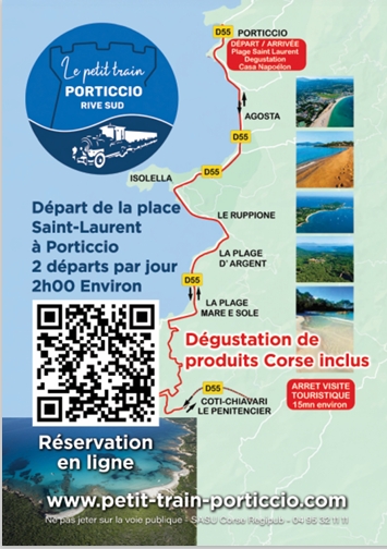 LE PETIT TRAIN PORTICCIO RIVE SUD