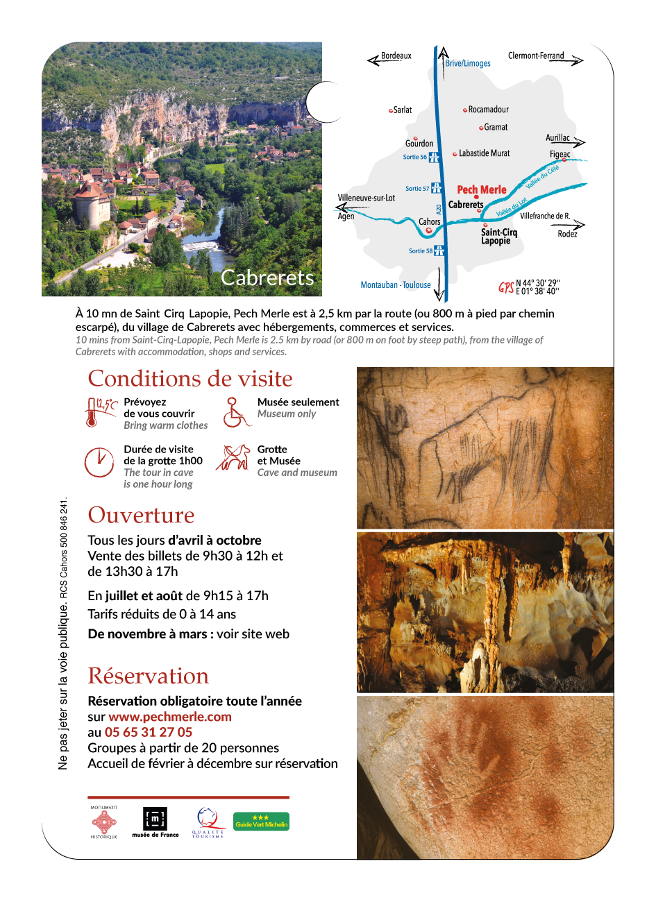 Centre de préhistoire et grotte du Pech Merle