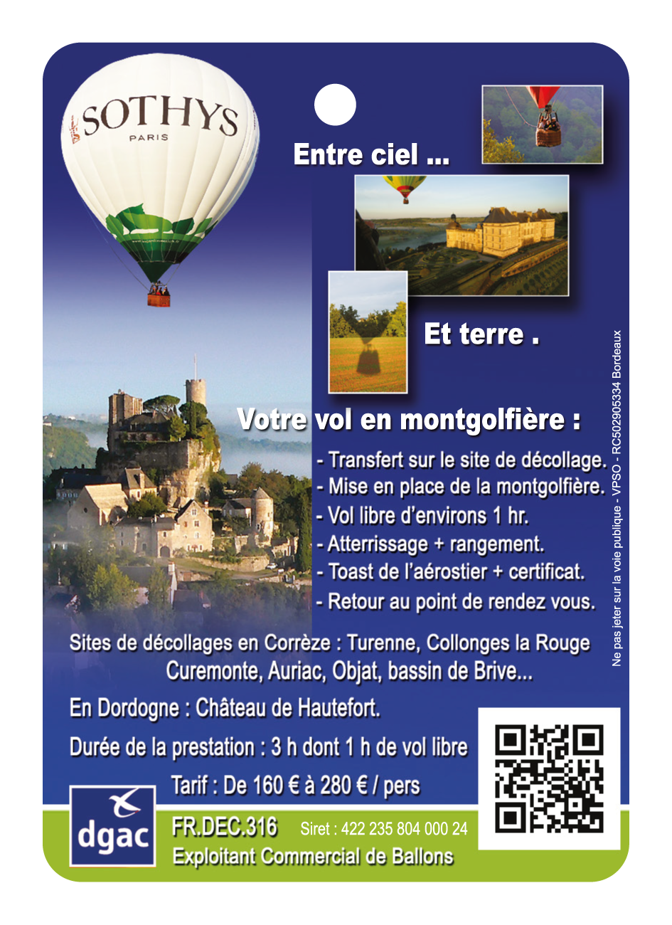 Escapade en Montgolfière