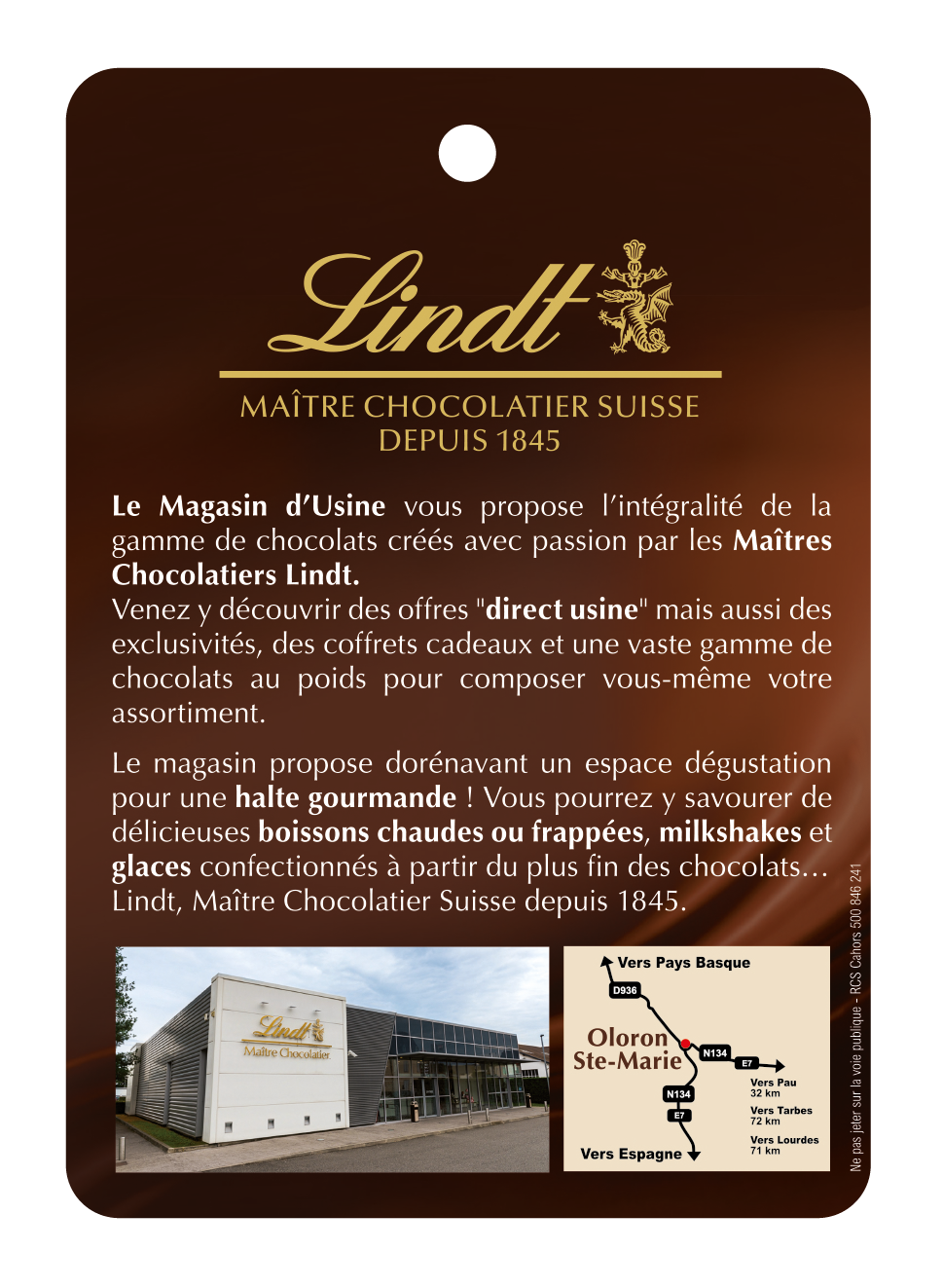 Magasin d'Usine des Maîtres Chocolatiers Lindt (Oloron-Sainte-Marie)