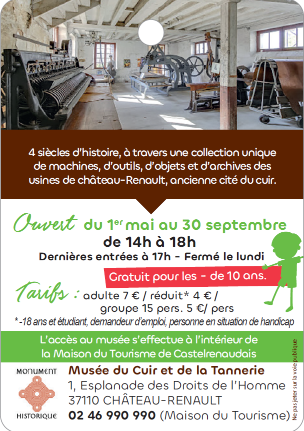 Musée du Cuir et de la Tannerie à Château Renault