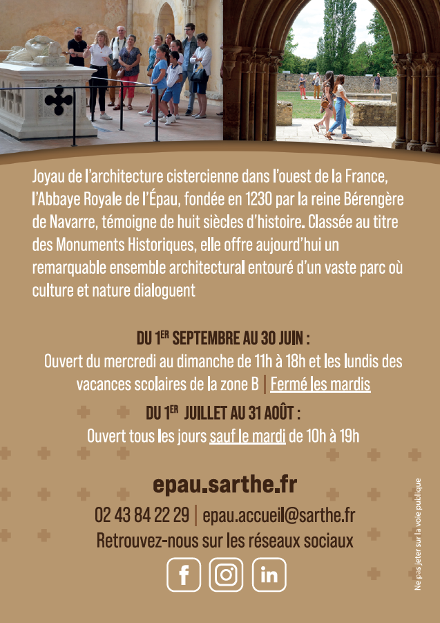 Abbaye Royale de l’Épau en Sarthe