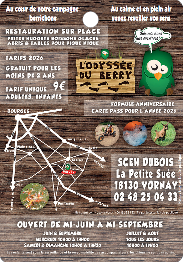 L’Odyssée du Berry à Vornay