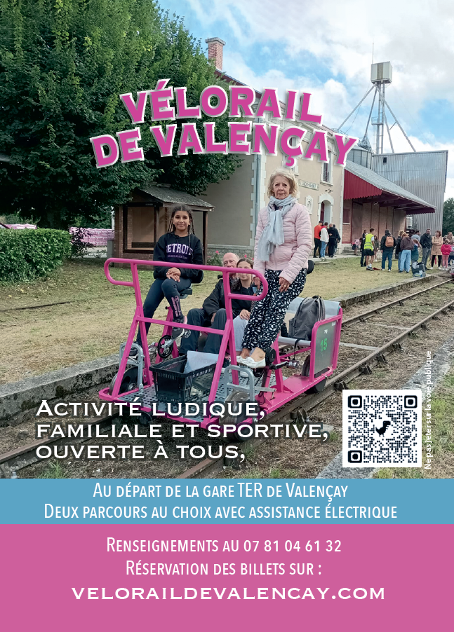 Train du Bas-Berry et Vélorail de Valençay